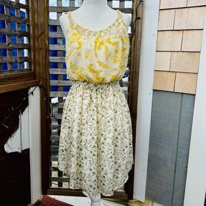 O'Neill Sleeveless Summer Spring Floral Mini Dress (size M)